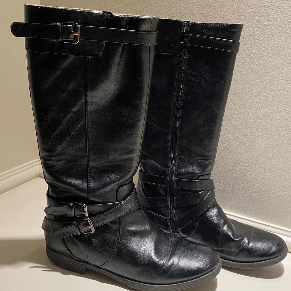 Reaction Kenneth Cole Girls 4 Black Boots